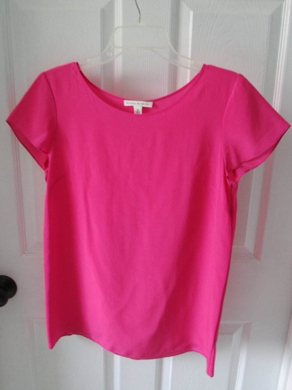 Banana Republic short sleeve silk top